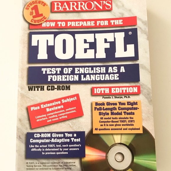 Barron's TOEFL Test of English As A Foreign Language - Picture 1 of 2